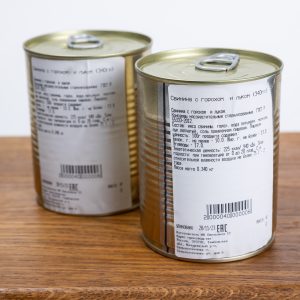 Свинина с горохом и луком (340 г)